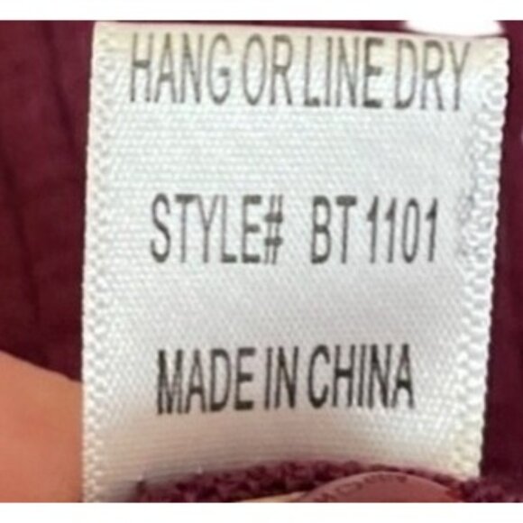 Balkin Quarter Sleeve Small Light Weight Sweater Maroon Ribbed - Picture 7 of 7